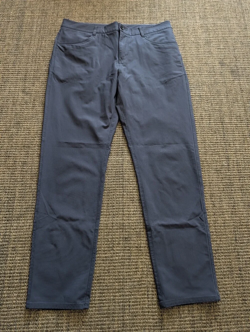 Vuori Meta Pant V430 Pants Mens 34 Blue 5 Pocket Performance Stretch Pre Owned